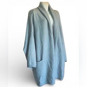 BERYLL Cocoon Cashmere sweater, baby blue, oversized,  & cozy! One Size.